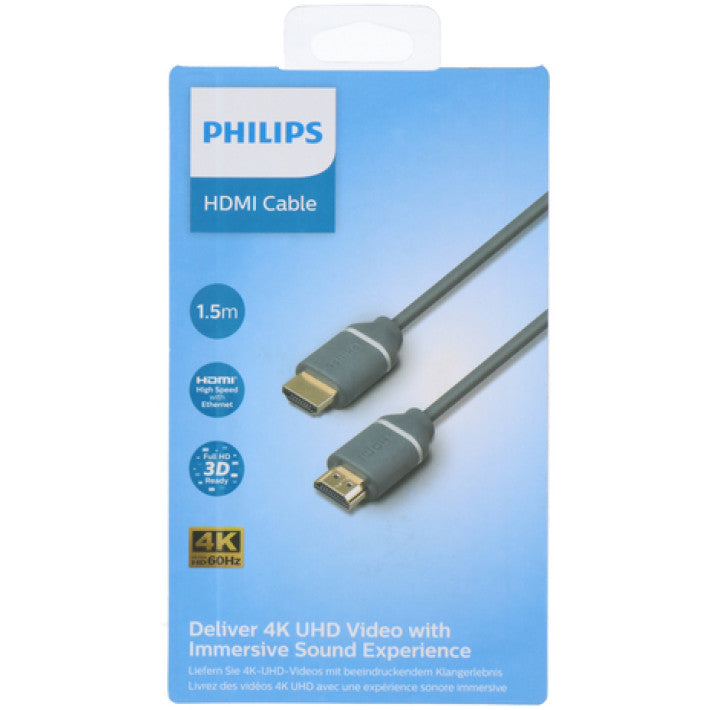 prøve værksted Uendelighed Philips - Hdmi Cord 1.5 Meters 4K Uhd With Developed Sound Experience- Shop  Now!