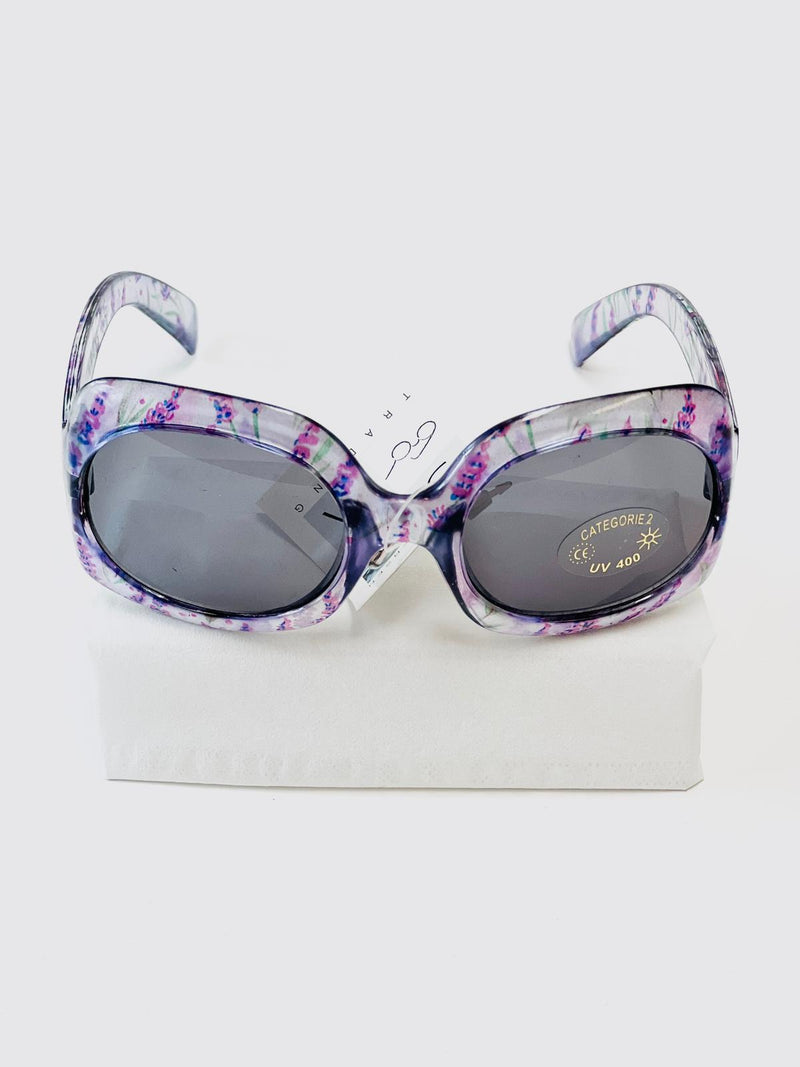 Children's sunglasses UV - Purple clear with lava part