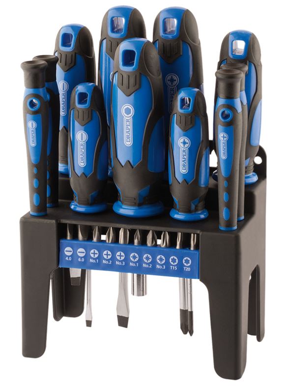 Probuilder - Screwdriver Set Blue Handle 21 pcs