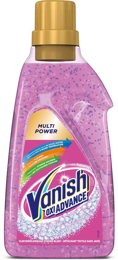 Vanish Oxi Advance - Multicolor Power Gel - For colored and white laundry - 750 ml