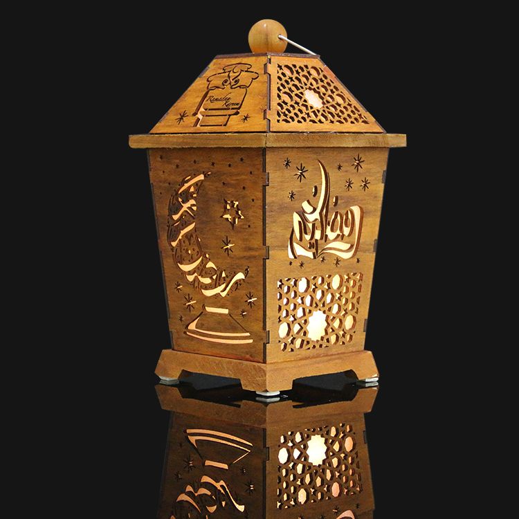 3D Ramadan Lantern 25x15 cm With LED light