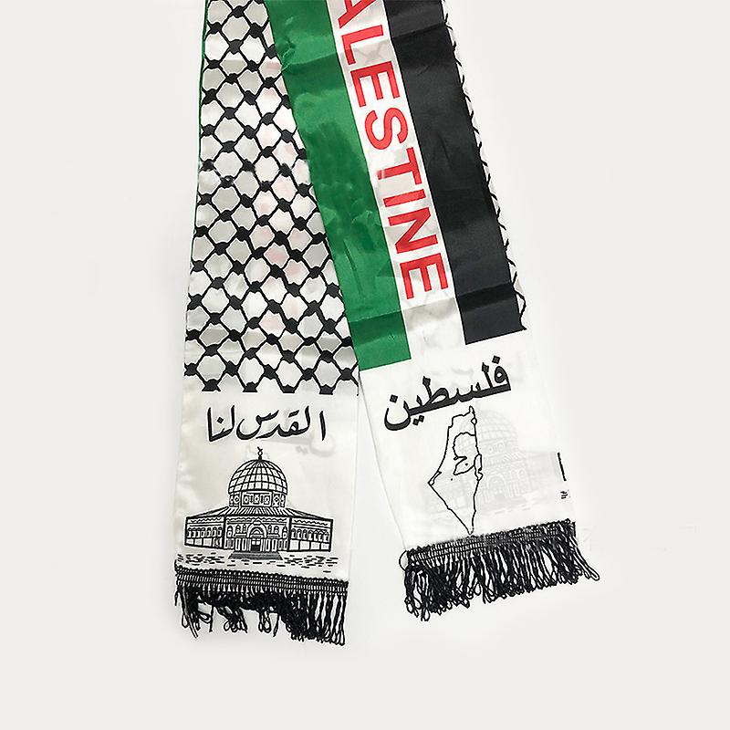 Palestine Flag scarf 14 x 130 cm 