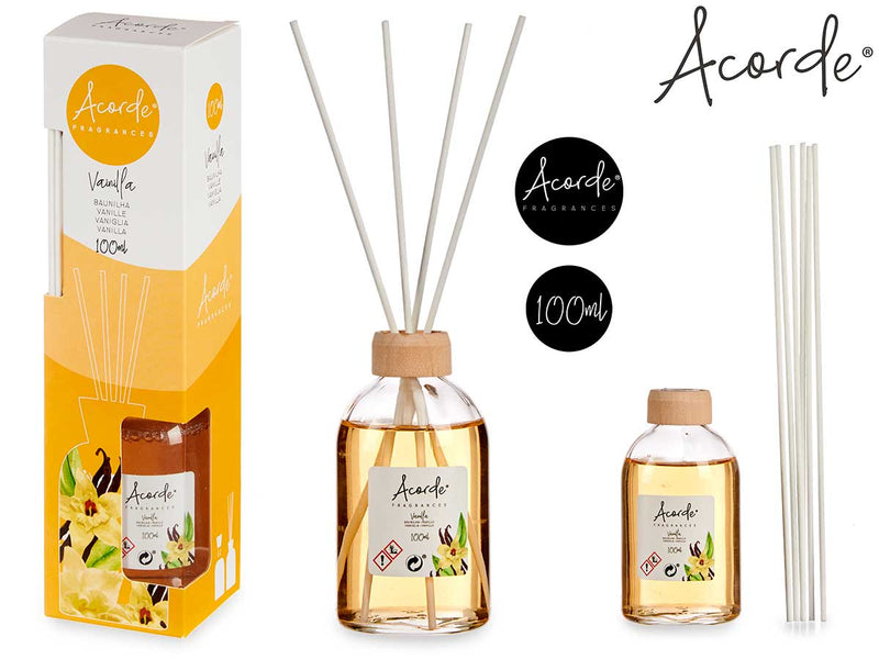 Acorde Fragrance sticks glass liquid 100ml - Vanilla