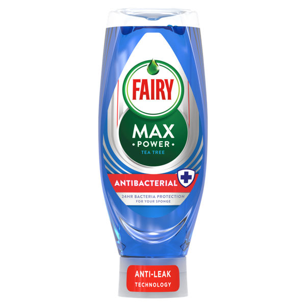 Fairy Opvaskemiddel - Max Power Anti Bacterial Tea Tree 640 ml