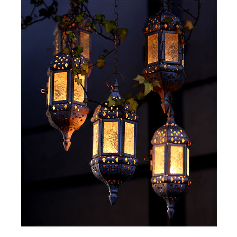 Ramadan Lantern For Hanging With LED Strips 15cm