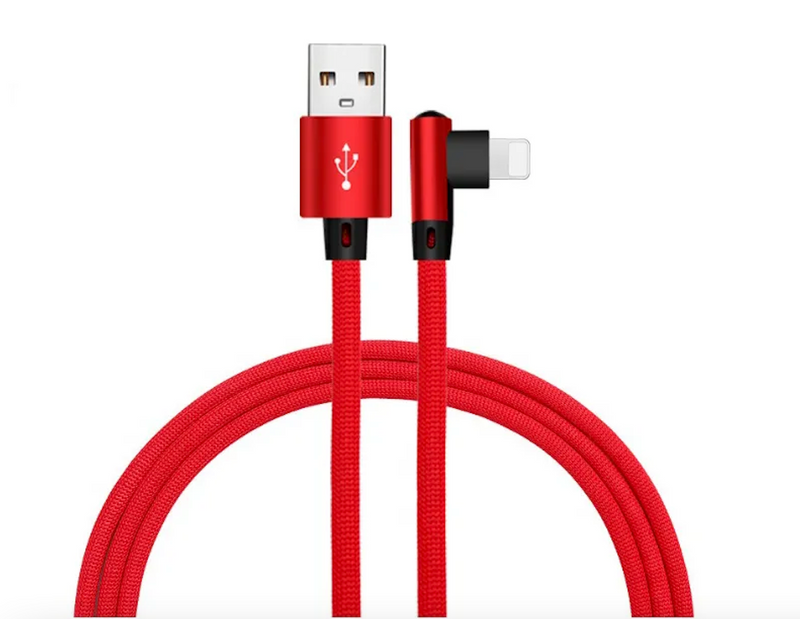 Marvo - charging cable 90º USB A Lightning Iphone 1 meter 3A MARVO