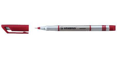 STABILO Sensor Fineliner Rot 10 Stæ¼ck(e) ⎮ 4006381114172 ⎮ RZ_002236 