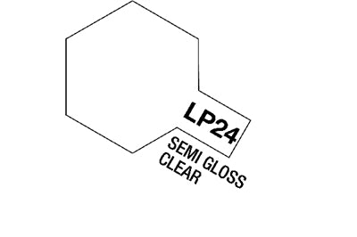 Tamiya Lacquer Paint LP-24 Semi Gloss Clear  ⎮ 45206351 ⎮ VE_543824 