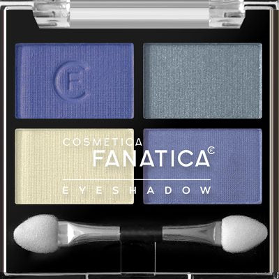 Fanatica Eyeshadow Quad. Blå 9 ⎮ 4054495000324 ⎮ Nv_000530 