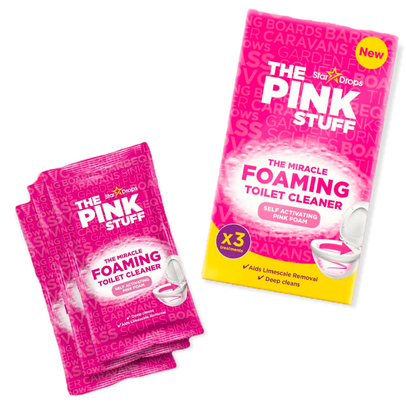 The Pink Stuff - Power Foaming Toilet Cleaner 3x treatments