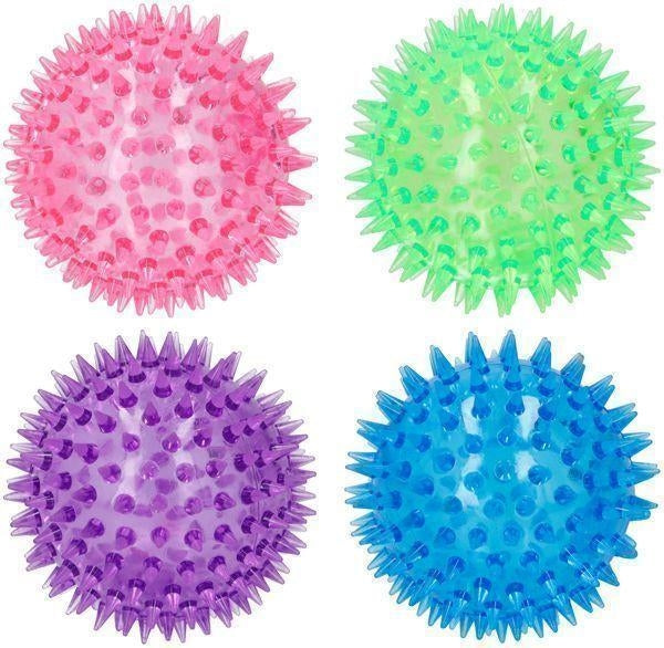 Eddy toys - Pikkebold med lys. kendt som stressbold til genoptræning af hånd & diverse legebold ( Bemærk, vi sender et tilfældigt farve ved køb af denne vare)