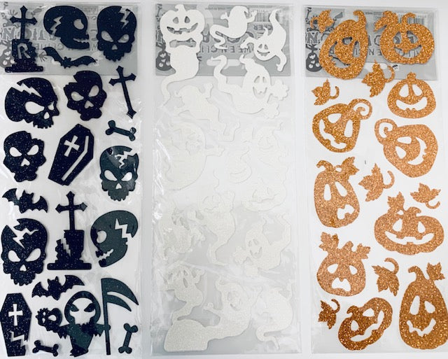 Halloween - Stickers With Glitter