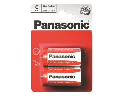 Panasonic 2pk Batterier R14 - Dollarstore.dk