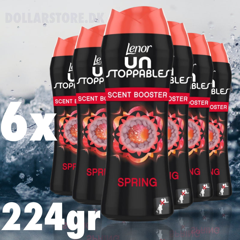 Lenor Pack With 6 x Scent Booster 224g - Unstoppables Spring