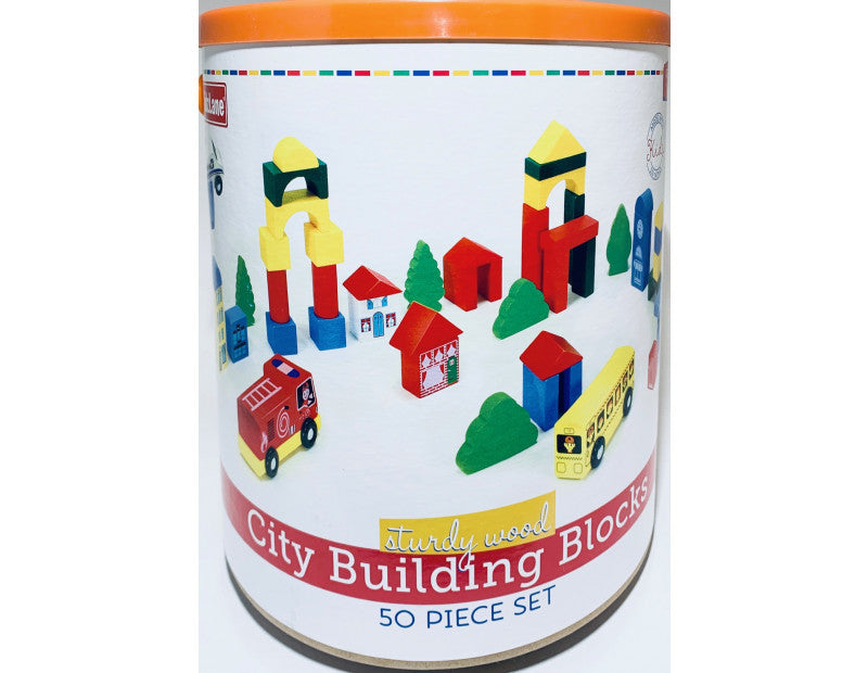 Kidzlane - City Building Blocks 50 Piece set