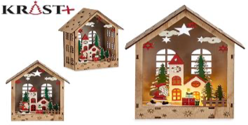 Krist - 3D Santa's House With Lights