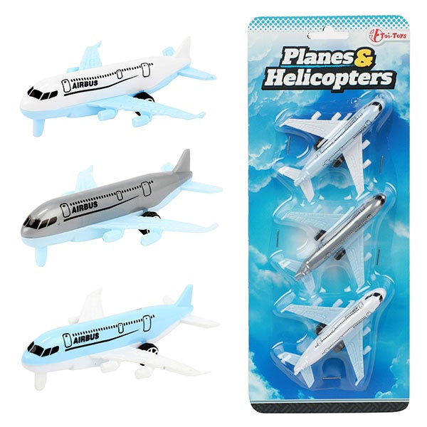 Planes &amp; Helicopters - 3 Small Passenger Planes