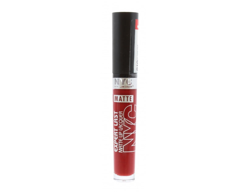 Nyc Expert Last Lip Lacquer Matte Red - Dollarstore.dk