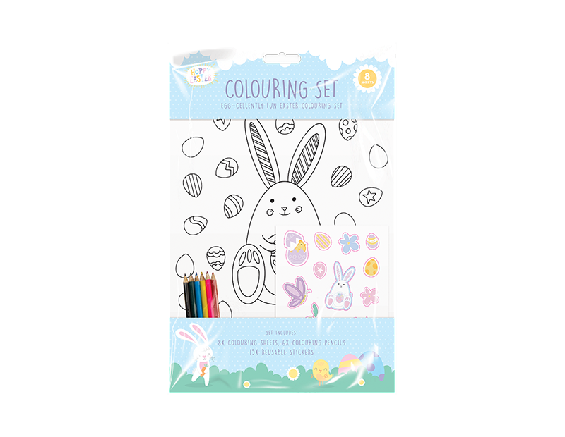Hoppy Easter - Drawing Set With Stickers